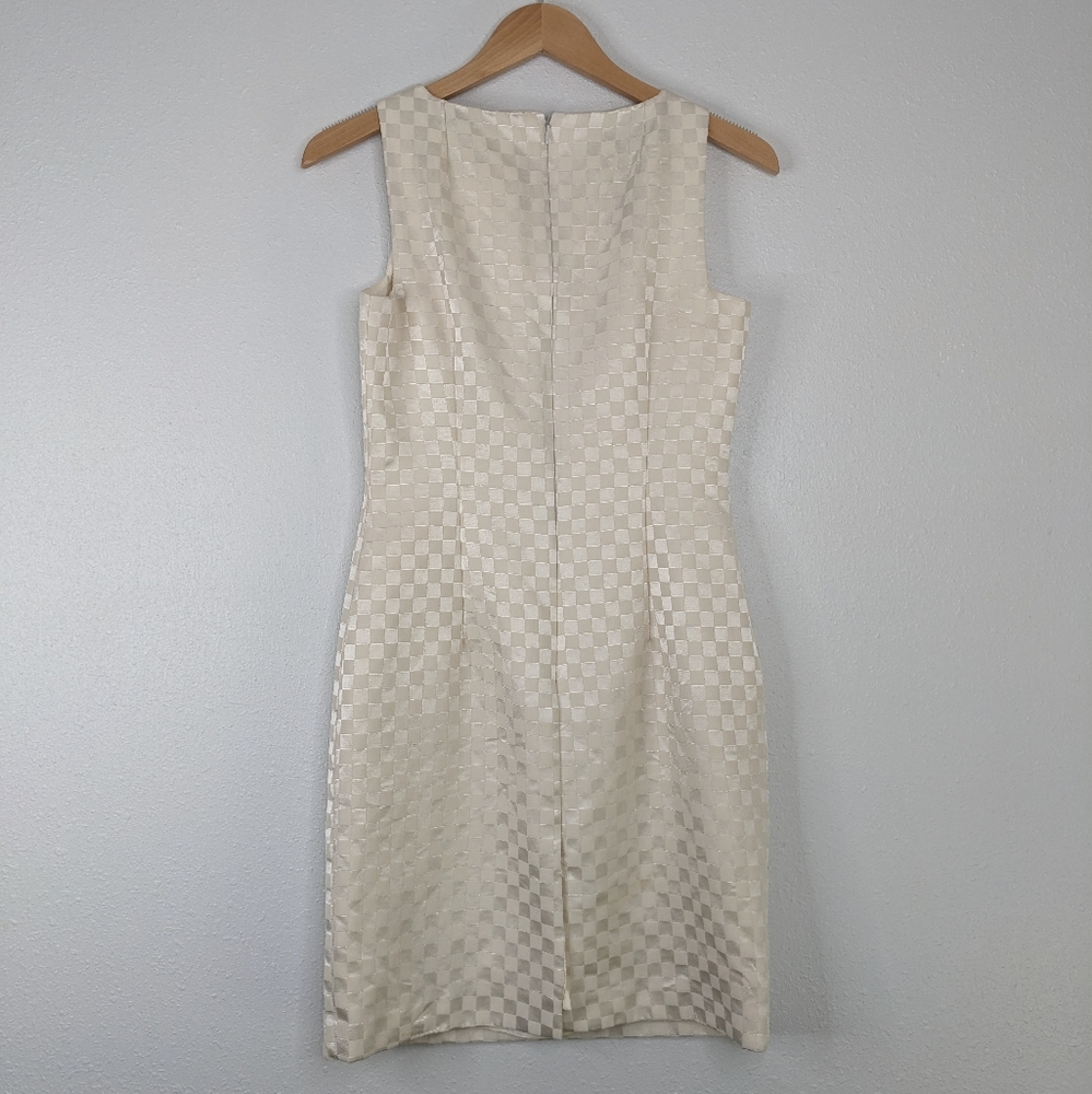 JS Collections Cream Cocktail Dress - Picture 6 of 8